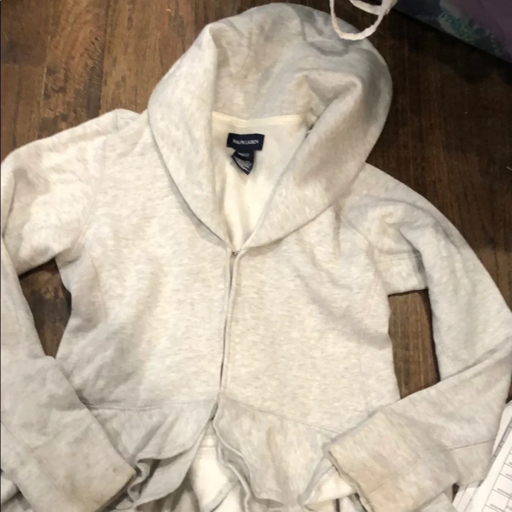 Ralph Lauren m(8/10) sweatshirt jacket cardigan